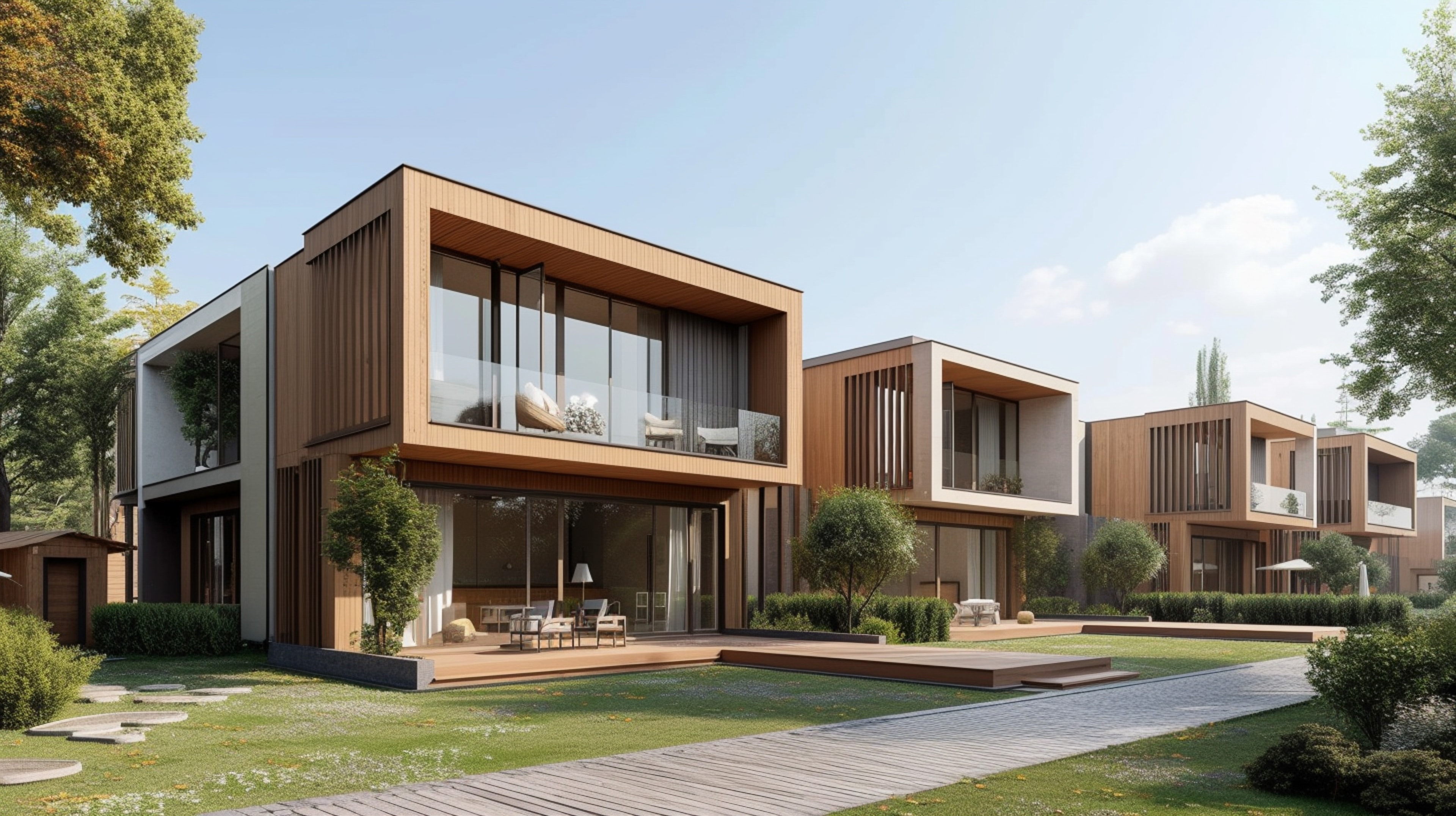 Modern ve estetik Ballife Prefabrik evleri